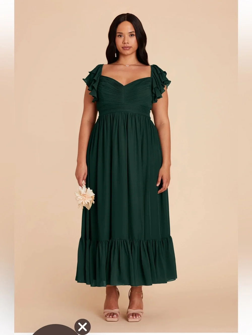 Birdy Grey Michelle Dress Chiffon Esmerald - Picture 1 of 16